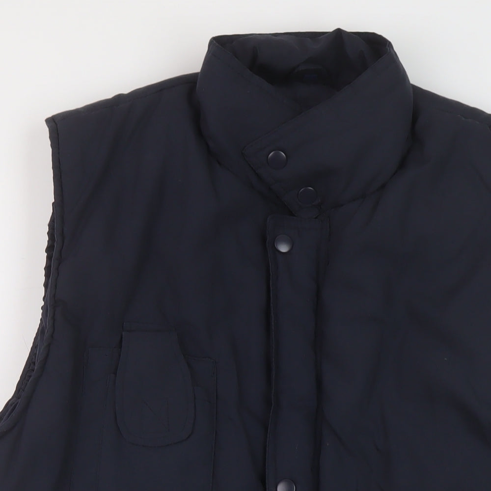 Fortress Mens Blue Gilet Waistcoat Size L Zip