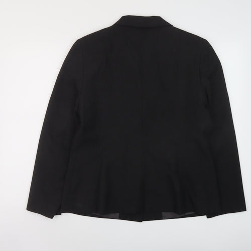 Jacqui E Womens Grey Jacket Size 16 Button
