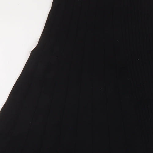 & Other Stories Womens Black Viscose A-Line Skirt Size S