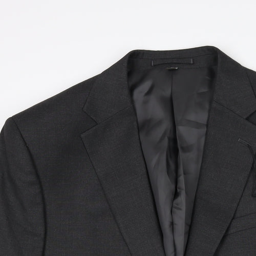 Marks and Spencer Mens Grey Polyester Jacket Suit Jacket Size 44 Regular