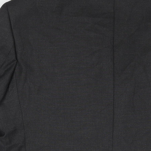 Marks and Spencer Mens Grey Polyester Jacket Suit Jacket Size 44 Regular
