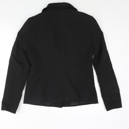 Miss Selfridge Womens Black Polyester Jacket Suit Jacket Size 10