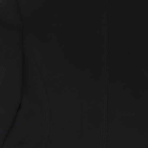 NEXT Womens Black Jacket Size 12 Hook & Eye - Vented Cuffs