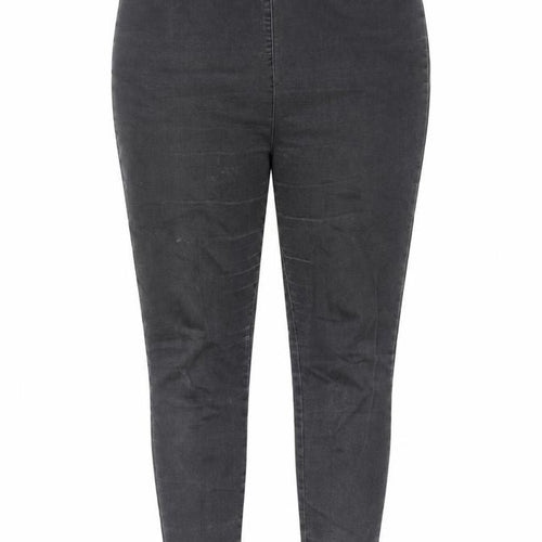 Marks and Spencer Womens Grey Cotton Jegging Jeans Size 14 L29 in Regular