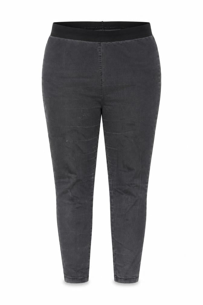 Marks and Spencer Womens Grey Cotton Jegging Jeans Size 14 L29 in Regular