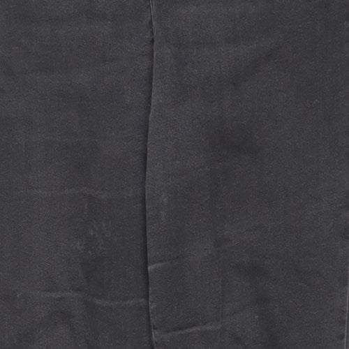 Marks and Spencer Womens Grey Cotton Jegging Jeans Size 14 L29 in Regular