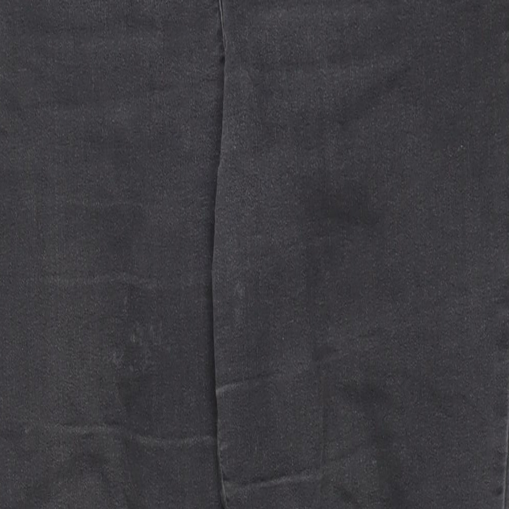 Marks and Spencer Womens Grey Cotton Jegging Jeans Size 14 L29 in Regular
