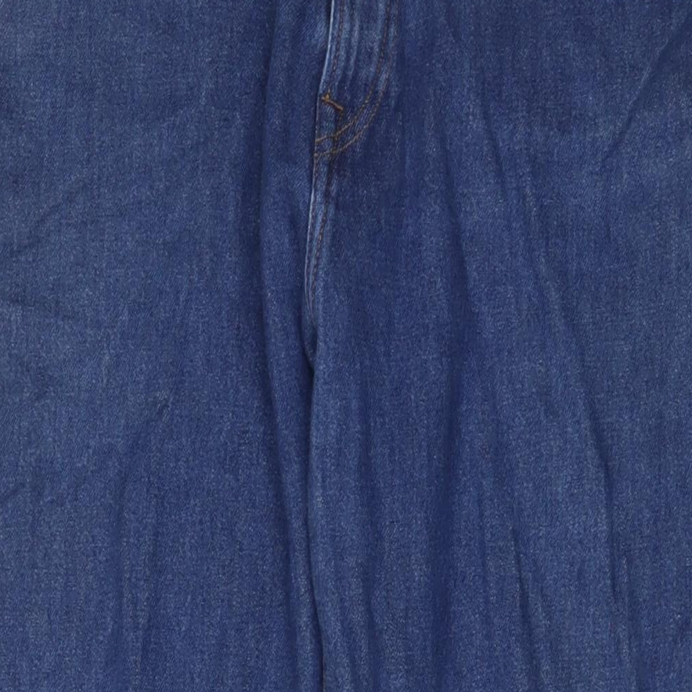 Paul Smith Mens Blue Cotton Straight Jeans Size 38 in L30 in Regular Zip