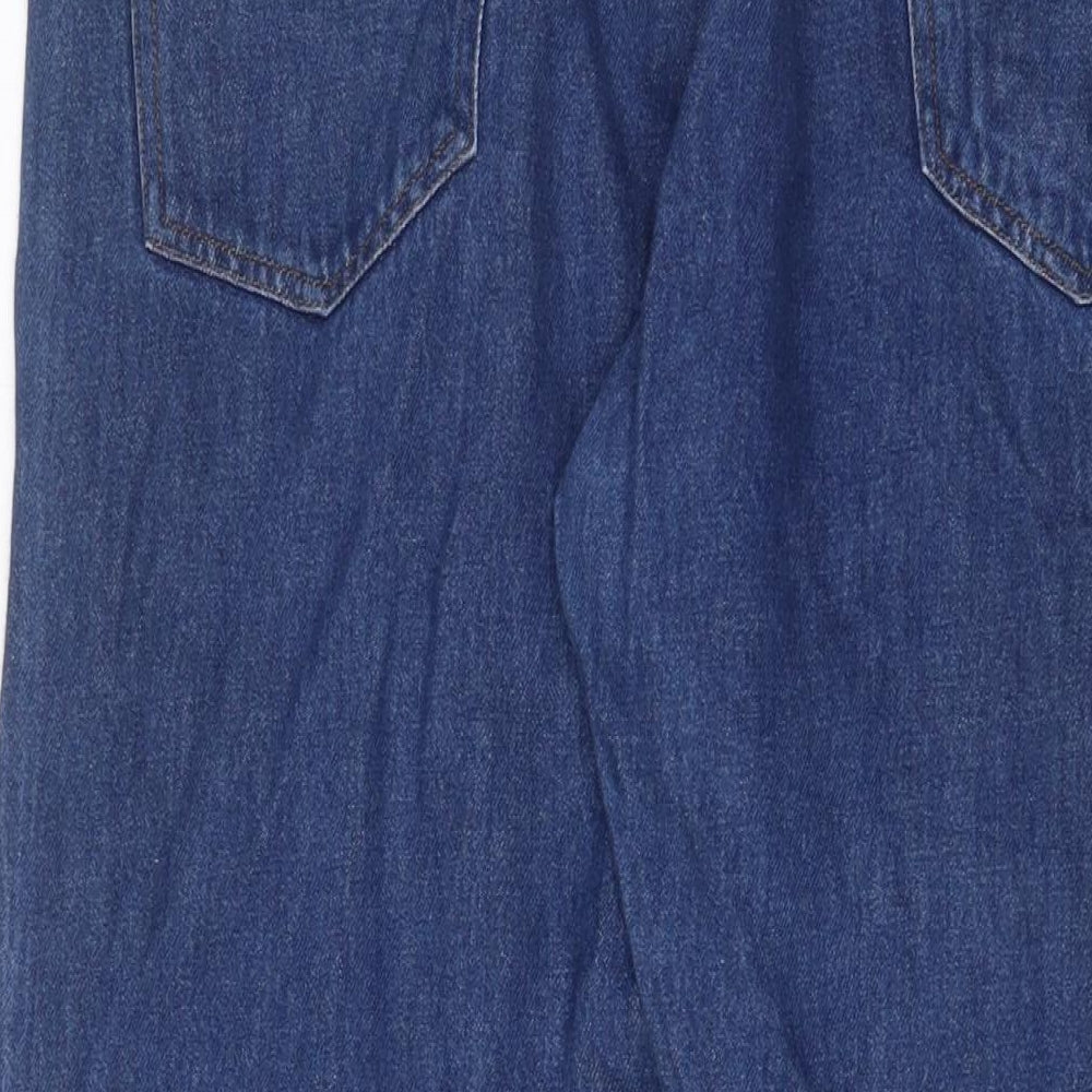 Paul Smith Mens Blue Cotton Straight Jeans Size 38 in L30 in Regular Zip