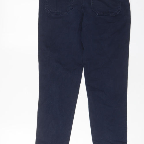 F&F Womens Blue Cotton Skinny Jeans Size 8 L28 in Regular Zip
