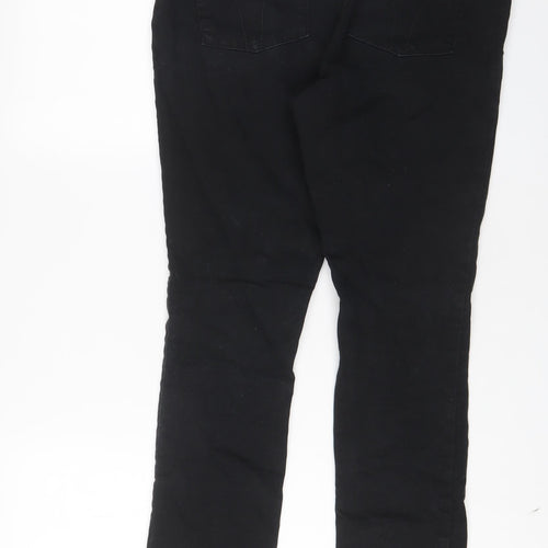 Red Herring Womens Black Cotton Skinny Jeans Size 12 L29 in Regular