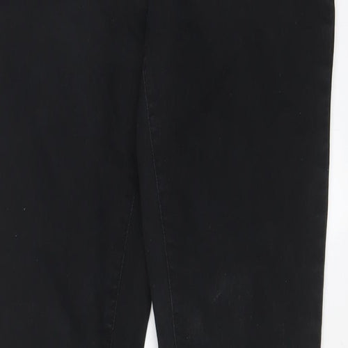 Red Herring Womens Black Cotton Skinny Jeans Size 12 L29 in Regular