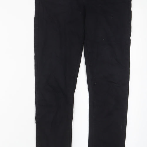River Island Womens Black Cotton Skinny Jeans Size 10 L28 in Regular Zip