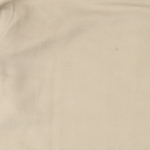 Naeville Womens Beige Polyester Pullover Sweatshirt Size 30 Zip - 1/2 Zip