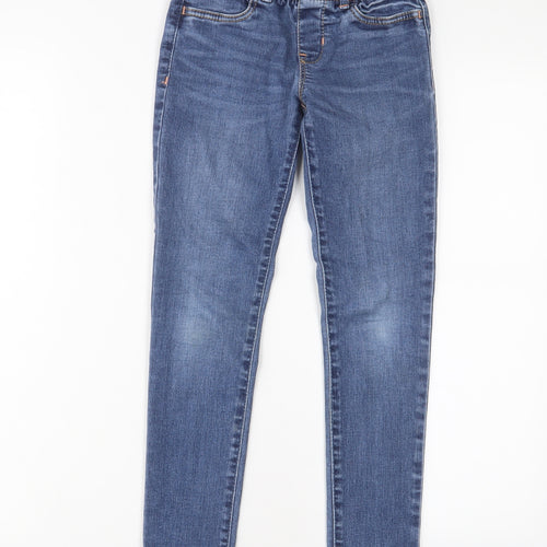 Gap Girls Blue Cotton Jegging Jeans Size 8 Years L23 in Regular Pullover