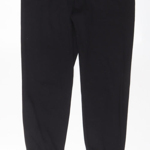 LA Gear Womens Black Polyester Jogger Trousers Size 12 L24 in Regular Drawstring