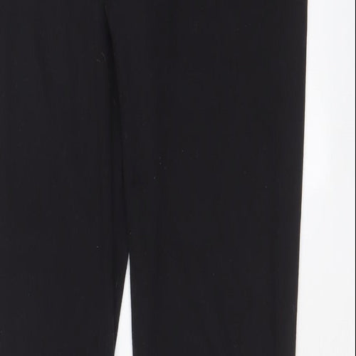 LA Gear Womens Black Polyester Jogger Trousers Size 12 L24 in Regular Drawstring