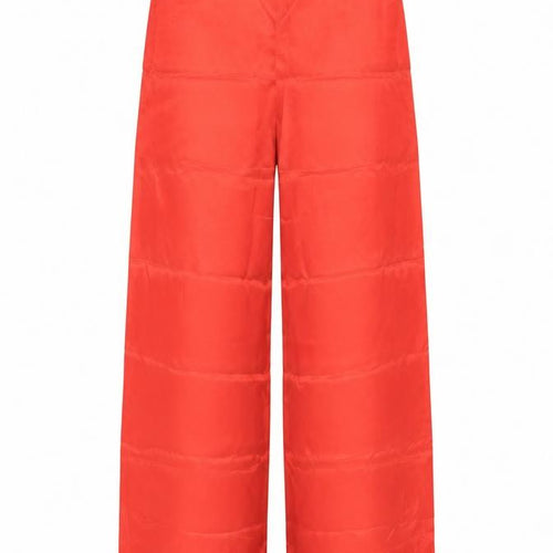 Zara Womens Orange Viscose Trousers Size XS L32 in Regular Zip