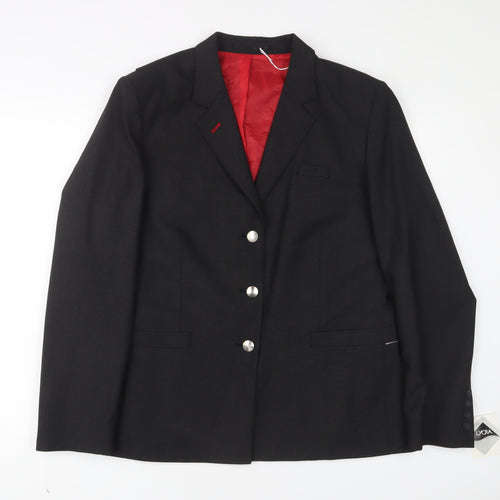 Dimensions Womens Grey Jacket Blazer Size 18 Button