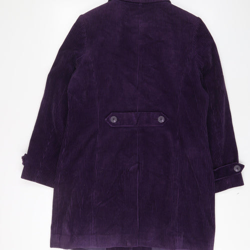 Marks and Spencer Womens Purple Jacket Size 14 Button