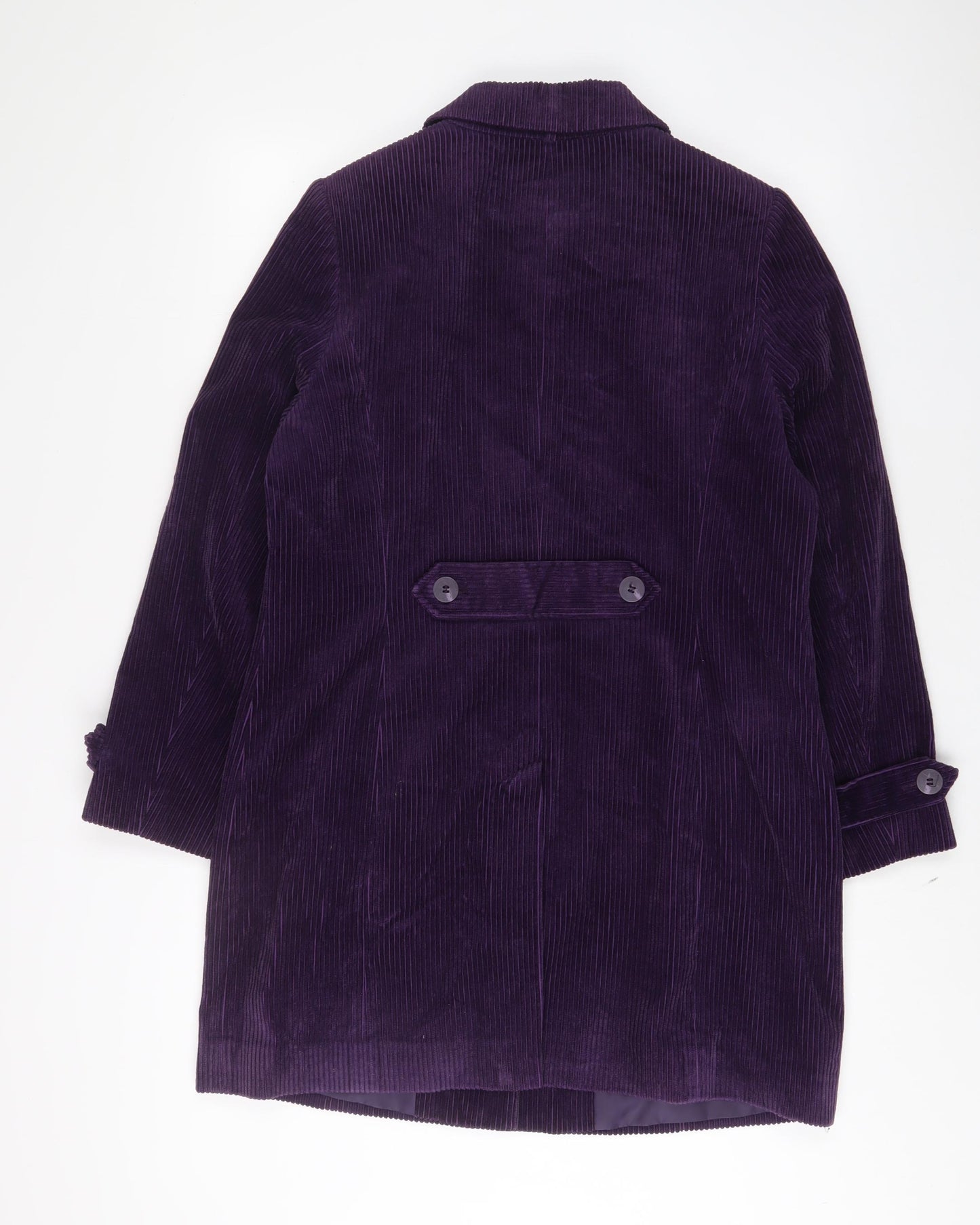 Marks and Spencer Womens Purple Jacket Size 14 Button