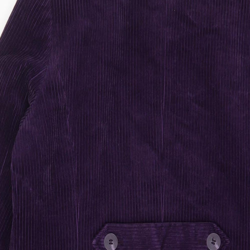 Marks and Spencer Womens Purple Jacket Size 14 Button