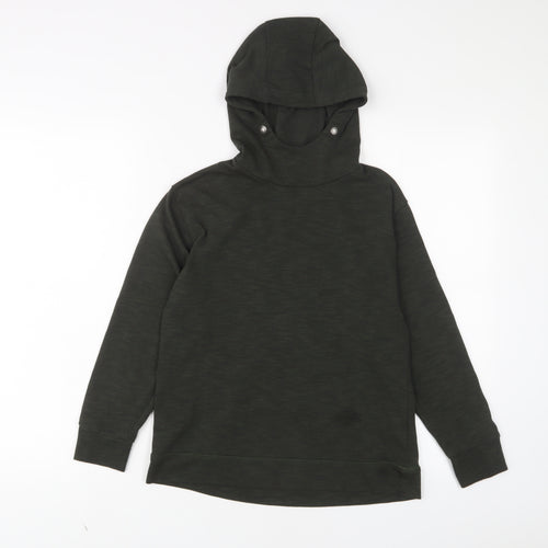 NEXT Boys Green Polyester Pullover Hoodie Size 9 Years Pullover