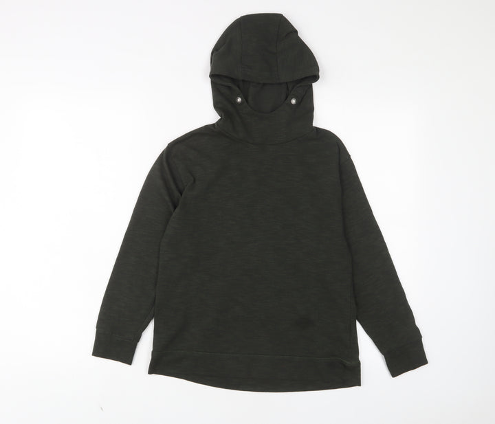 NEXT Boys Green Polyester Pullover Hoodie Size 9 Years Pullover