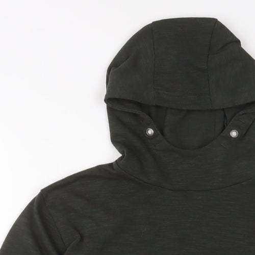 NEXT Boys Green Polyester Pullover Hoodie Size 9 Years Pullover