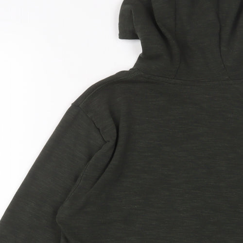 NEXT Boys Green Polyester Pullover Hoodie Size 9 Years Pullover