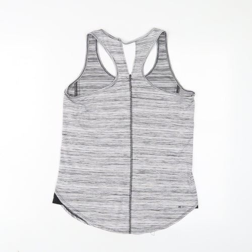 RBX Womens Grey Polyester Basic Tank Size S Scoop Neck Pullover