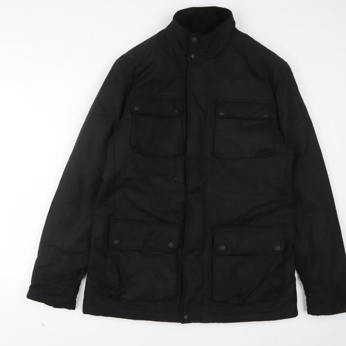 Marks and Spencer Mens Black Jacket Size M Zip