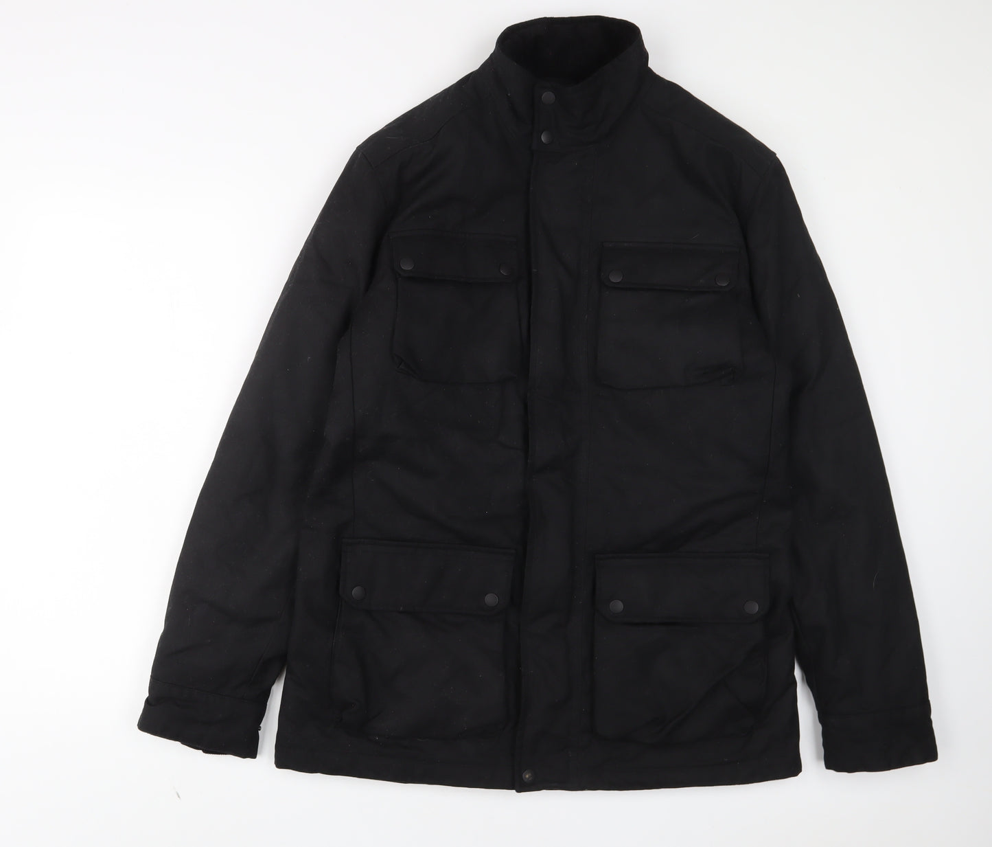 Marks and Spencer Mens Black Jacket Size M Zip