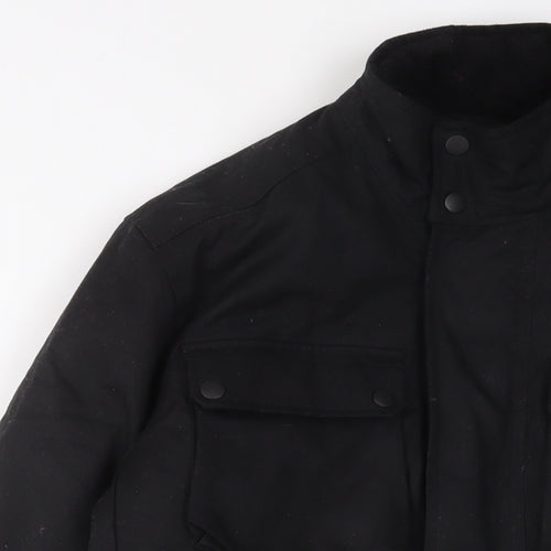 Marks and Spencer Mens Black Jacket Size M Zip
