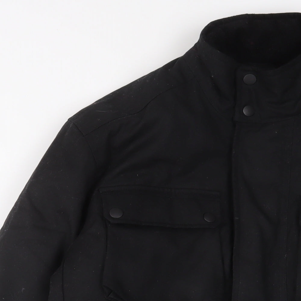 Marks and Spencer Mens Black Jacket Size M Zip