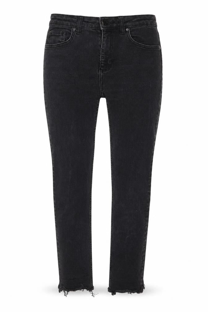 Mango Womens Black Polyester Blend Skinny Jeans Size 8 L25 in Regular Zip