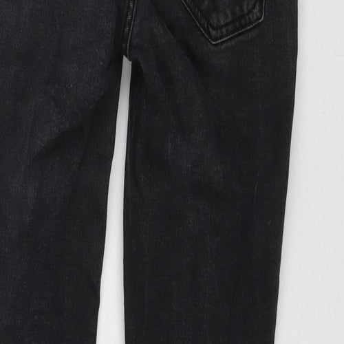 Mango Womens Black Polyester Blend Skinny Jeans Size 8 L25 in Regular Zip