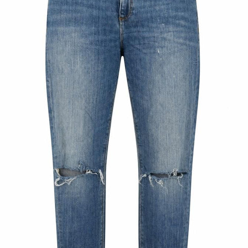 ASOS Womens Blue Cotton Straight Jeans Size 28 in L28 in Regular Zip