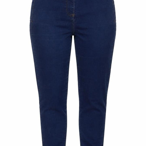 PARISIAN SIGNATURE Womens Blue Cotton Skinny Jeans Size 12 L28 in Regular Zip