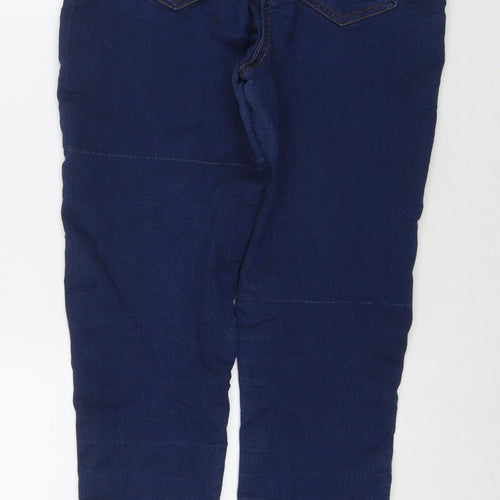 PARISIAN SIGNATURE Womens Blue Cotton Skinny Jeans Size 12 L28 in Regular Zip