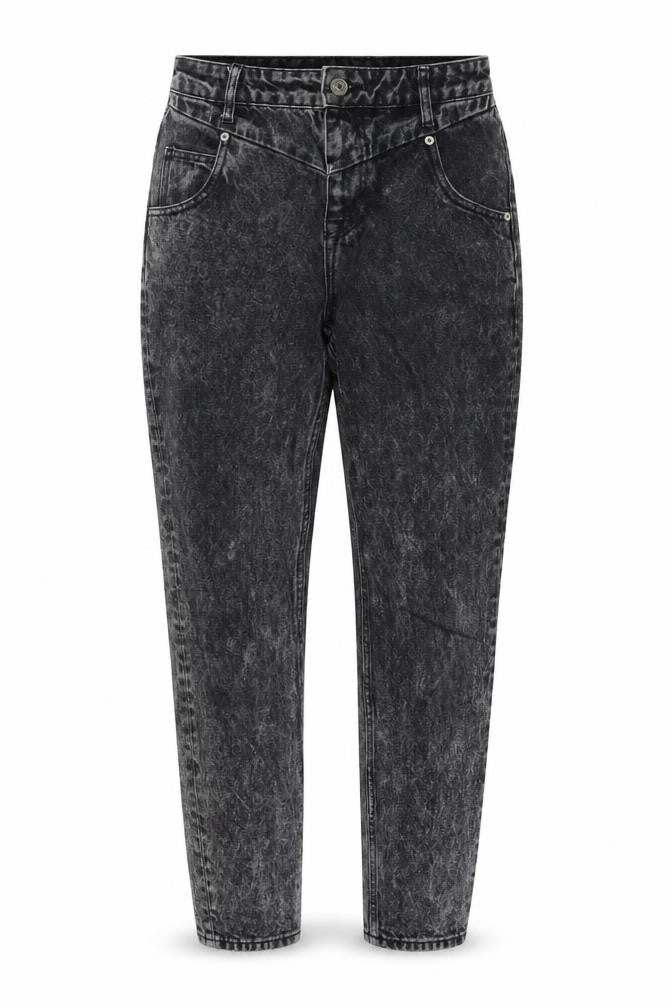 River Island Womens Grey Cotton Straight Jeans Size 8 L27 in Regular Zip