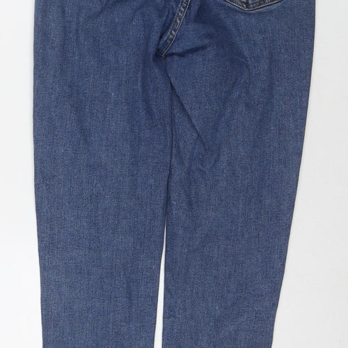 Oasis Womens Blue Cotton Skinny Jeans Size 10 L27 in Regular Zip