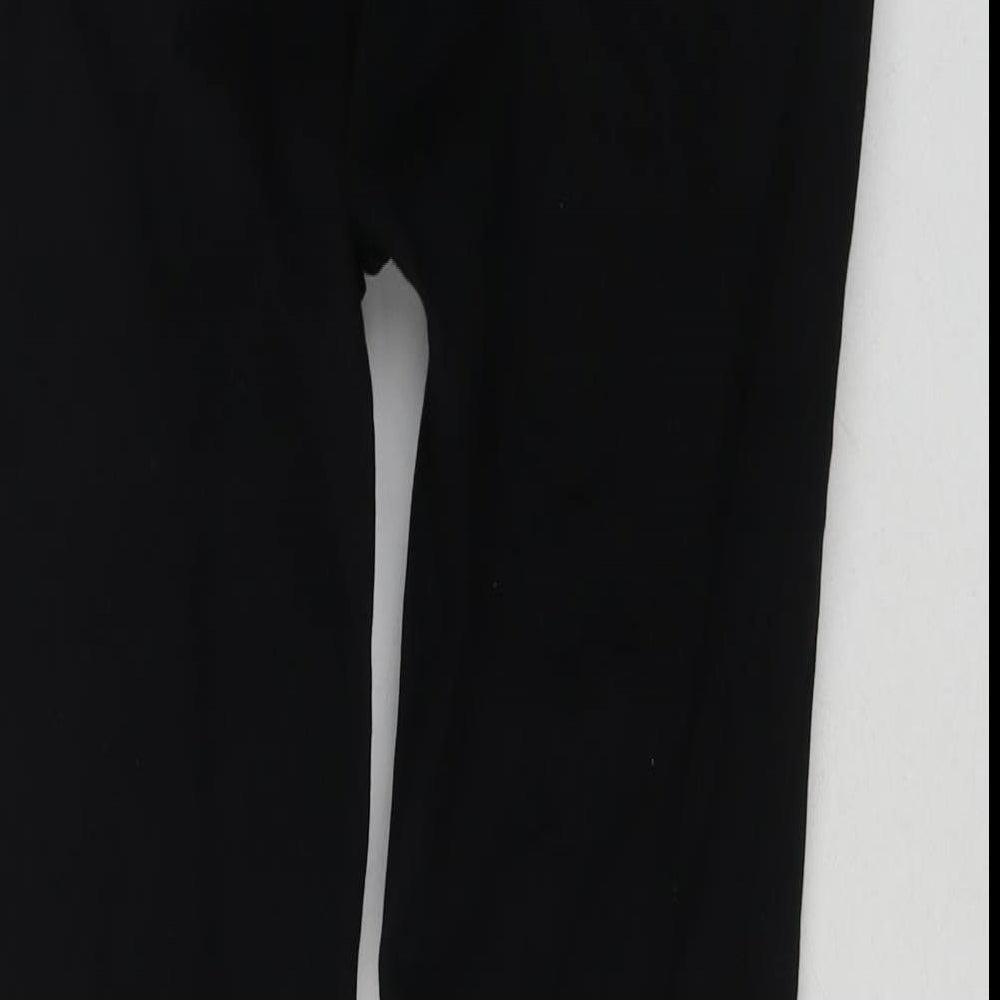 H&M Womens Black Cotton Skinny Jeans Size 14 L28 in Regular Zip