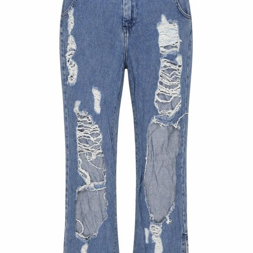 PRETTYLITTLETHING Womens Blue Cotton Mom Jeans Size 8 L29 in Regular Zip