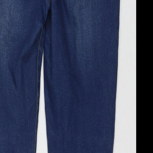 Boohoo Womens Blue Polyester Jegging Jeans Size 12 L26 in Regular