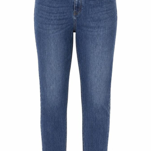 Corporatewear Womens Blue Cotton Skinny Jeans Size 34 in L28 in Regular Zip