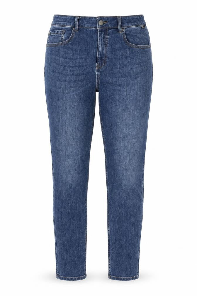 Corporatewear Womens Blue Cotton Skinny Jeans Size 34 in L28 in Regular Zip