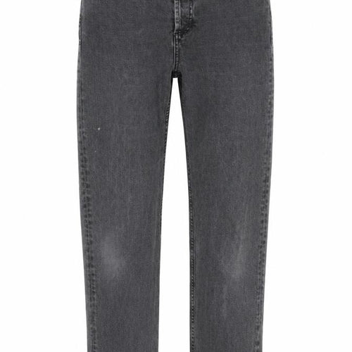 Topshop Womens Grey Cotton Cropped Jeans Size 30 L32 in Regular Zip