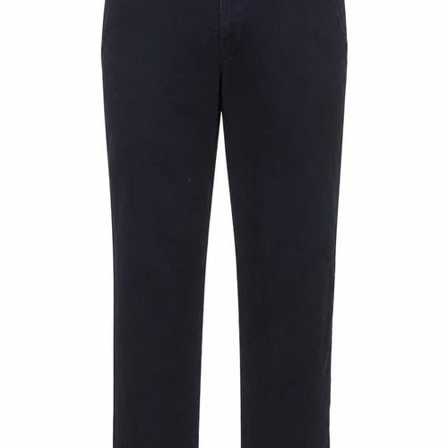 Thomas Mayes Mens Blue Cotton Trousers Size 34 in L31 in Regular Zip