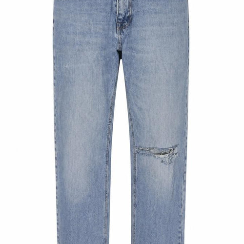 NEXT Mens Blue Cotton Straight Jeans Size 32 in L33 in Regular Zip